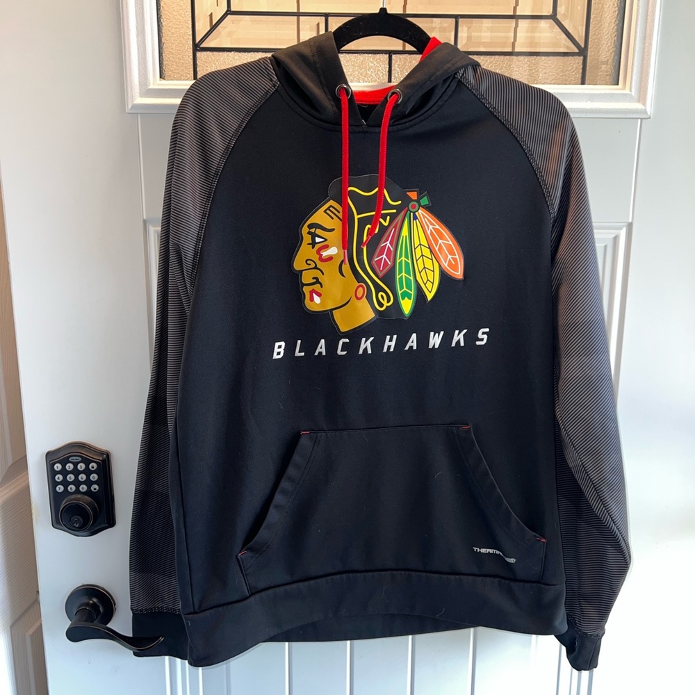 Majestic Black and Red Therma Base Hoodie
